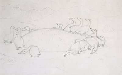 Ducks by Edward Burne Jones